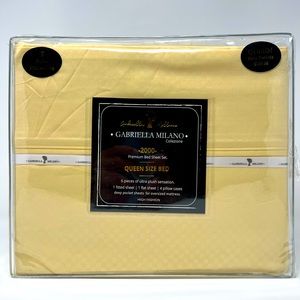 Gabriela Milano bed sheets are luxurious and textured sheet set . Highly durable